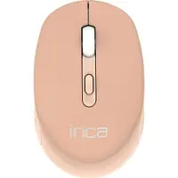 Inca Souris IWM-243RH 1600 DPI,CANDY DESIGN Crème, 2,4GHz (Sans fil), Souris, Blanc