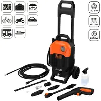 Black & Decker Nettoyeur Haute Pression 2000 W - BLACK + DECKER - BEPW2000-QS