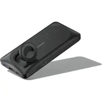 Veger Powerbank 10 000 mAh avec recharge par induction compatible avec MagSafe PD QC3.0 3A 22.5W MagMulti (W1156) noir