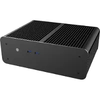 Akasa Euler MX Plus, boîtier en aluminium - Mini-ITX, noir (Mini-ATX), Boîtier PC, Noir