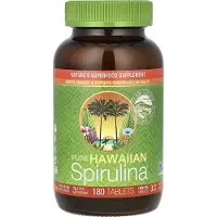 Nutrex Hawaii , Spiruline Hawaïenne Pure, 3 g, 180 Comprimés (1 g par Comprimé)
