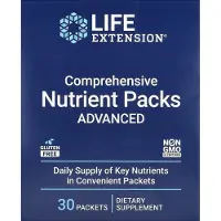 Life Extension , Sachets de Nutriments Complets Avancés, 30 Sachets