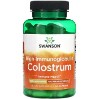 Swanson Health , Colostrum à Immunoglobulines Élevées, 500 mg, 120 Gélules