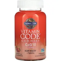 Garden of life , Gommes Vitamin Code, CoQ10, Fraise, 150 mg, 60 Gommes
