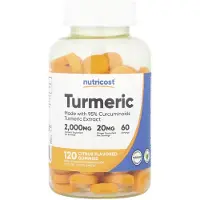 Nutricost Gommes au Curcuma, Agrumes