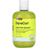 DevaCurl Low-Poo Delight shampoing purifiant pour cheveux fins 355 ml