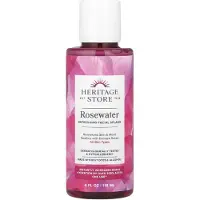 Heritage Store Store, Eau de Rose, Rafraîchissement Éclaboussure Visage, 4 fl oz (118 ml)