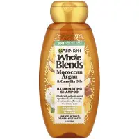 Garnier , Whole Blends, Shampooing Illuminant, Extraits d'Huile d'Argan Marocaine et de Camélia, 12,5 fl oz (370 ml)