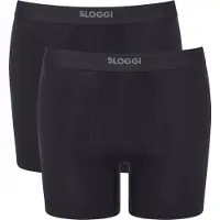 Sloggi Boxers 'EVER Ease' gris foncé / noir