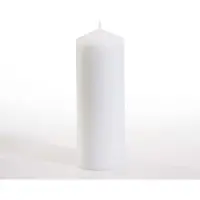 Papstar 13605 bougie en cire Cylindre Blanc 1 pièce(s)
