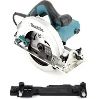 Makita HS 7601 1200 W Scie circulaire + 1x Lame de scie 190 mm MForce + 1x Guide d'adaptataur de rail C