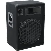 Omnitronic DX-1522 (Passif, 1x 400 W), Haut-parleur PA, Noir
