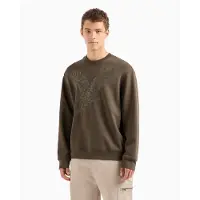 Armani Exchange 6dzmae-zjkbz Sweatshirt Marron L Homme