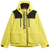 Superdry Femme Coupe-vent Color Block Ultimate Jaune Taille: 36