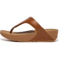 FitFlop Tongs LULU LEATHER TOEPOST femmes - Marron - 37