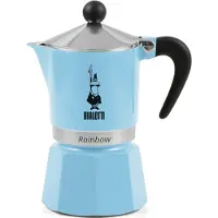 Bialetti Rainbow Coffee Maker 3 Cups Bleu