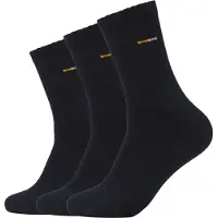 Camano Unisexe, Chaussettes, Sport Tennis, Noir, (Lot de 3, 35 - 38)