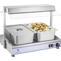 Royal Catering Expondo Plaque chauffante avec 2 lampes halogènes - 1 100 W