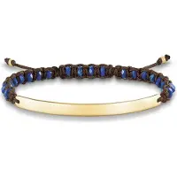 Thomas Sabo Bracelet - - LBA0056-892-32 - Argent - Bleu et doré - 12-19 cm