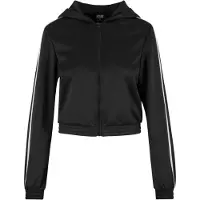 Urban Classics Veste de survêtement noir / blanc