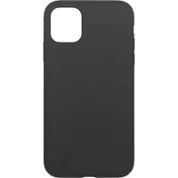 ESTUFF Étui INFINITE RIGA pour iPhone 11 Noir. Matière : 51% PC recyclé, 25% silicone recyclé, ES67120029