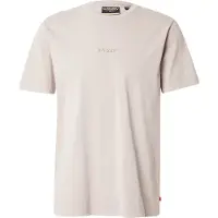 Superdry pour homme. M1012131A T-shirt avec micrologo beige (M), Casuel, Coton, Manche courte