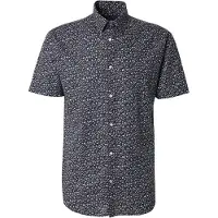 Jack & Jones Lasummer Print Short Sleeve Shirt Bleu S Homme