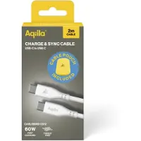 Aqiila Câble de charge USB-C/USB-C 2.0 60W 2m en silicone d'