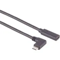 S-Impuls S/CONN maximum connectivity Câble USB C-C--Câble d'extension USB-C, 3.2 Gen 2x2, 90°, 0,5m (0.50 m, USB 3.2 Gen 2x2, 100 W)