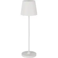 Eglo LED Lampe de table Cabozo, lampe d'extérieur à intensité variable Touch, blanc, 75793