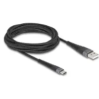 DeLOCK Câble Delock USB 2.0 USB Type-A mâle vers USB Type-C mâle avec r