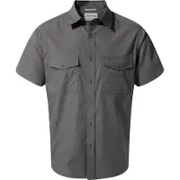 Craghoppers Kiwi Short Sleeve Shirt Bleu M Homme