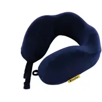 Travel-Blue Oreiller de cou Oreiller de repos grand, Oreiller de voyage, Bleu