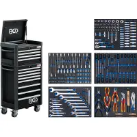 Bgs 4088 Chariot d'atelier Profi Standard Maxi complet avec 243 outils