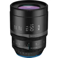 Irix Focale fixe 150 mm T3.0 Macro Cine (métrique) (Canon EF, APS-C / DX, Micro Four Thirds, Plein format), Objectif, Noir
