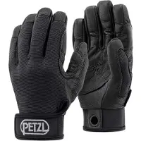 Petzl - Gants d'assurage et de rappel - Cordex Noir en Nylon - Taille L