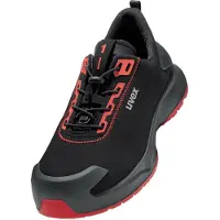 Uvex 1 x-craft, Femmes, Adultes, Bottes de sécurité, Noir, Rouge, FO, ESD
