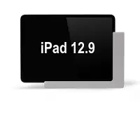 TabLines TWP011S Support mural pour iPad Pro 12.9 (5e/6e génération), argenté, Support de tablette, Argent