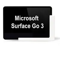 TabLines TWP023W Support mural pour Microsoft Surface Go 3, blanc, Support de tablette, Blanc