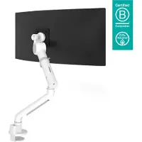 Dataflex Viewgo pro Support d'écran HD avec bras pivotant (48.820), blanc (Tables, 15 kg), Support de moniteur, Blanc