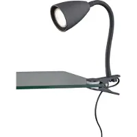 TRIO Lampe de table Wanda avec pince noir