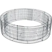Bellissa Lit surélevé rond Gabion hauteur 40 Ø 146 cm
