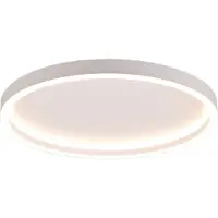 TRIO Plafonnier plat ROTONDA noir, Ø 35cm