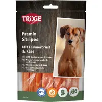 Trixie 4x100g PREMIO bandelettes au poulet et au fromage Friandises pour chiens