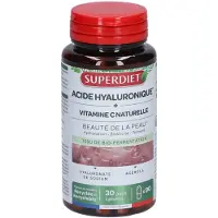 SuperDiet Acide hyaluronique vitamine C éclat et hydratation 90 pc(s) Capsule(S)
