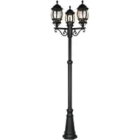 TRIO Lanterne Elvo 3 Couronne noire