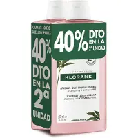 Klorane A LA PEONÍA BIO duo de shampoings apaisants 2 x 400 ml