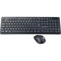 Gembird KBS-WCH-03-DE Kabelloses Desktop-Set schwarz DE-Layout