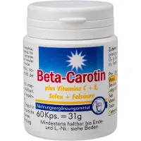 Pharma Peter GmbH Bêta Carotène Gélules+Vitamines C+E 60pc