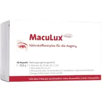 Ebiga-VISION GmbH MacuLux gélules Complexe nutritif pour les yeux, 30 gélules